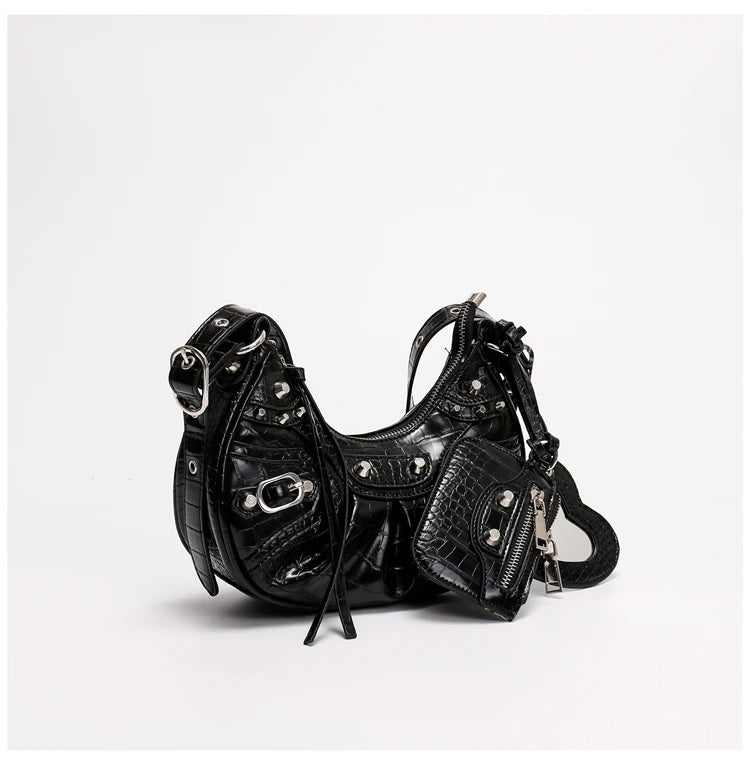 Bolsa de ombro Le Cagole Heart 