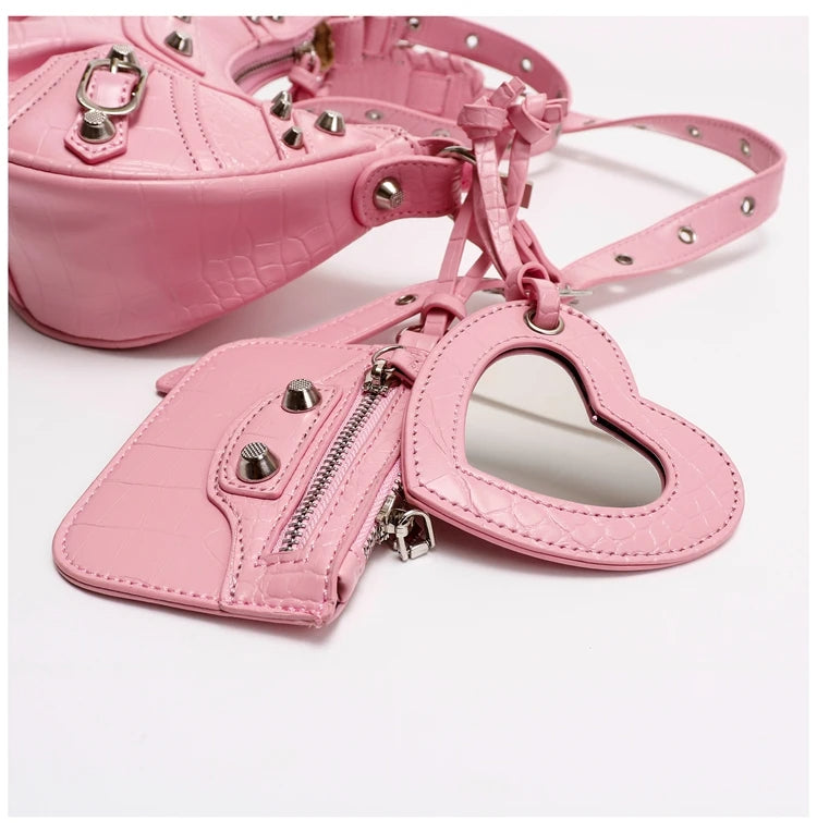 Bolsa de ombro Le Cagole Heart 