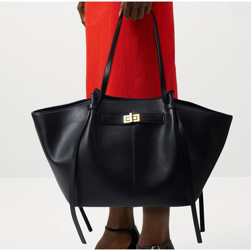 Bolsa feminina de alça longa 