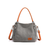 KADIN SÜET CANVAS TOTE ÇAPRAZ ÇANTA
