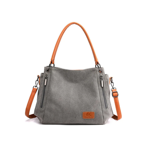 KADIN SÜET CANVAS TOTE ÇAPRAZ ÇANTA