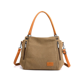 KADIN SÜET CANVAS TOTE ÇAPRAZ ÇANTA