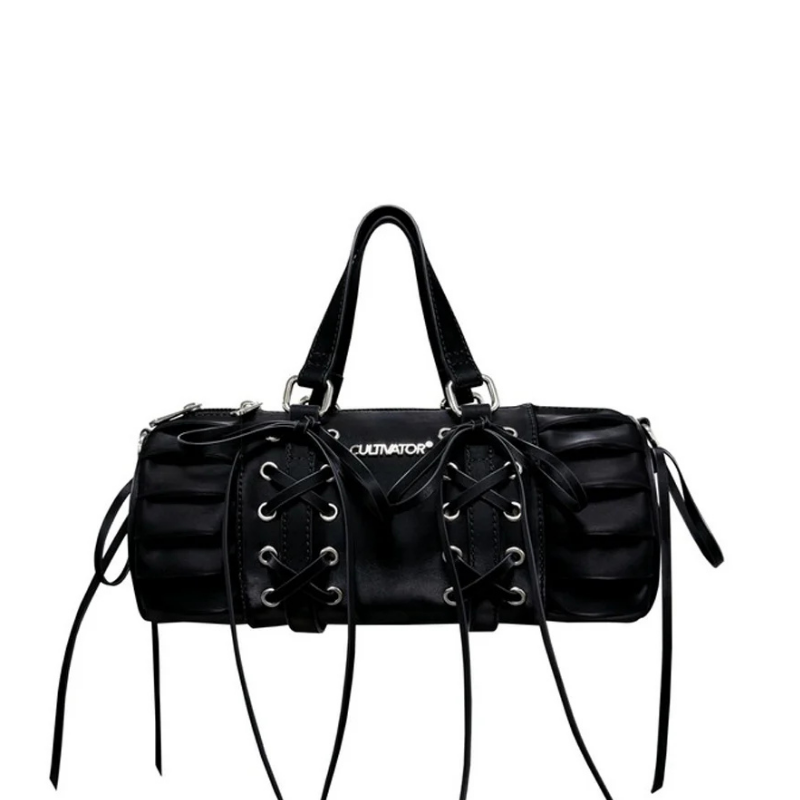 CULTIVATOR Bale Silk-Bow Mini Cylinder Bag