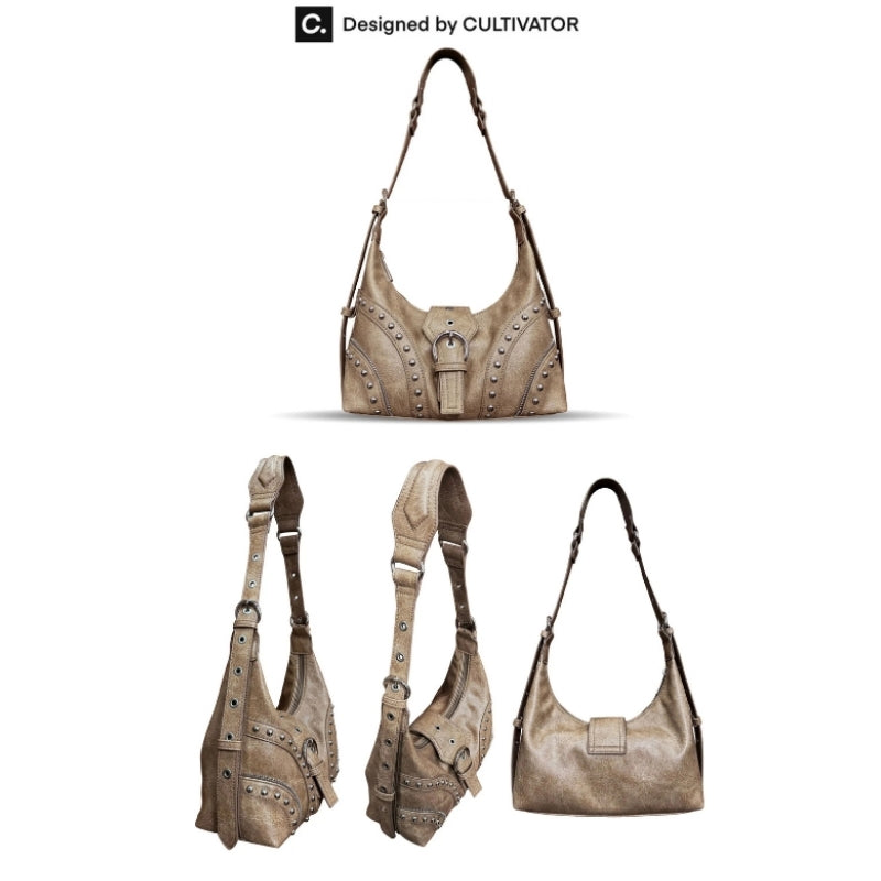 CULTIVATOR Original Retro Rivet Crossbody Bag