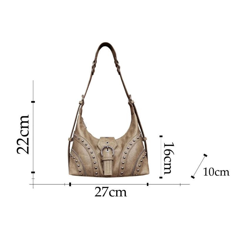 CULTIVATOR Original Retro Rivet Crossbody Bag