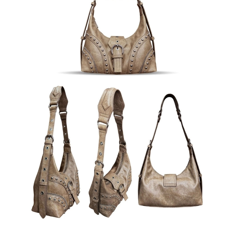 CULTIVATOR Original Retro Rivet Crossbody Bag