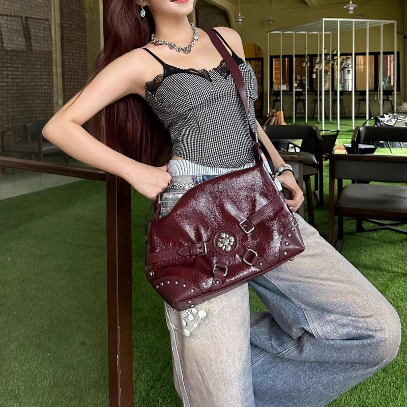 CULTIVATOR Original Niche Clover-Pattern PU Handbag