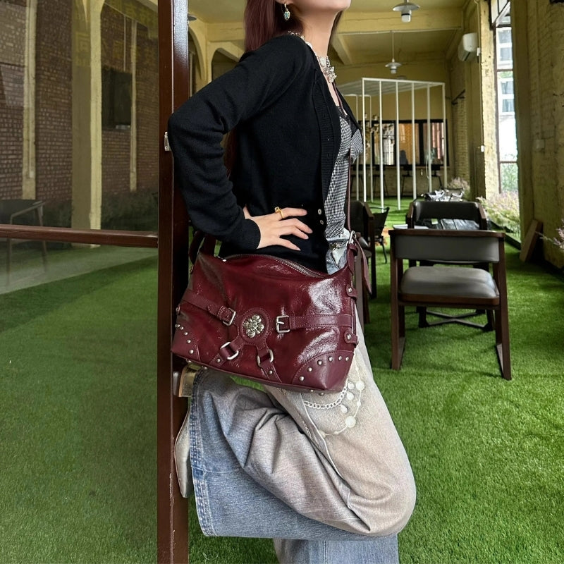 CULTIVATOR Original Niche Clover-Pattern PU Handbag