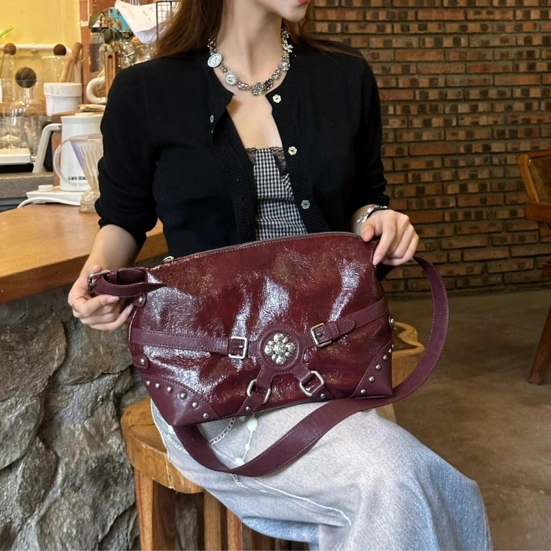 CULTIVATOR Original Niche Clover-Pattern PU Handbag