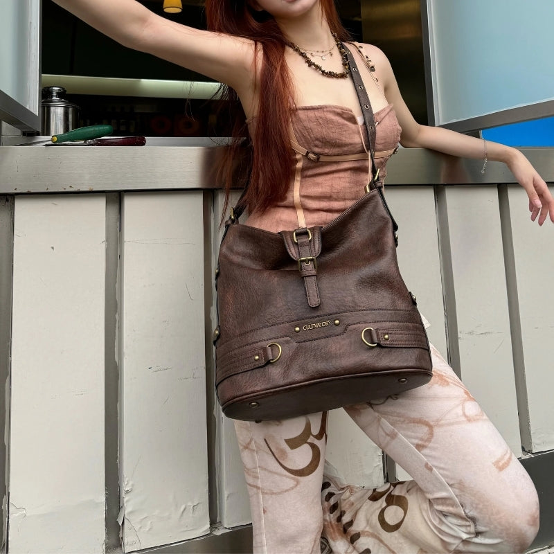 CULTIVATOR Original Niche Crossbody Tote Bag – Women’s PU Shoulder Bag