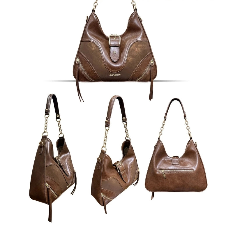 CULTIVATOR Original Niche Retro PU Handbag – Women’s Shoulder Bag