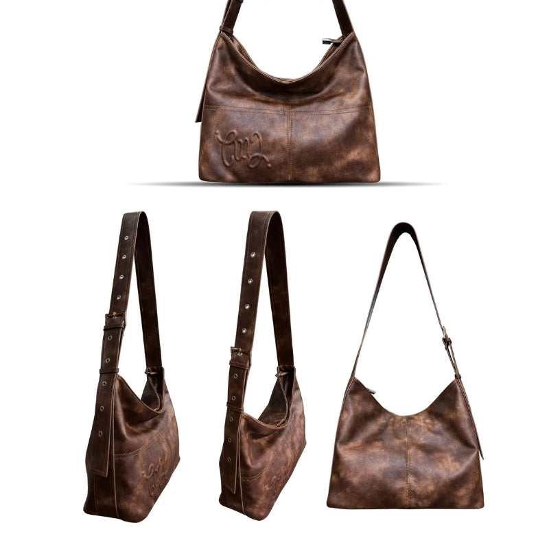 CULTIVATOR Original Niche Retro COY PU Handbag – Women’s Soft Shoulder Tote