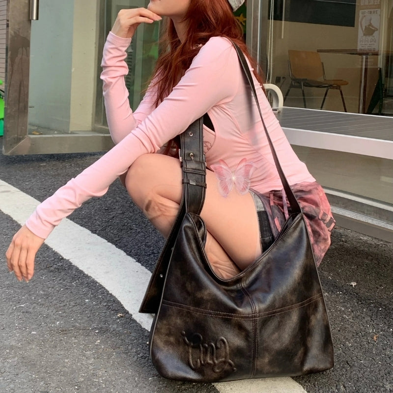 CULTIVATOR Original Niche Retro COY PU Handbag – Women’s Soft Shoulder Tote