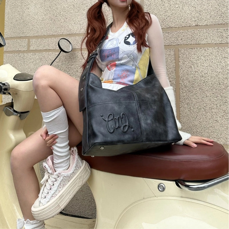 CULTIVATOR Original Niche Retro COY PU Handbag – Women’s Soft Shoulder Tote