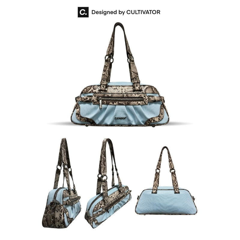 CULTIVATOR Original Niche Snake-Embossed PU Handbag