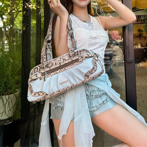CULTİVATOR ORIGINAL NİCHE YILAN DESEN KADIN ÇANTA