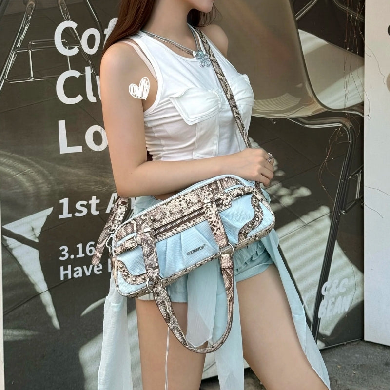 CULTIVATOR Original Niche Snake-Embossed PU Handbag