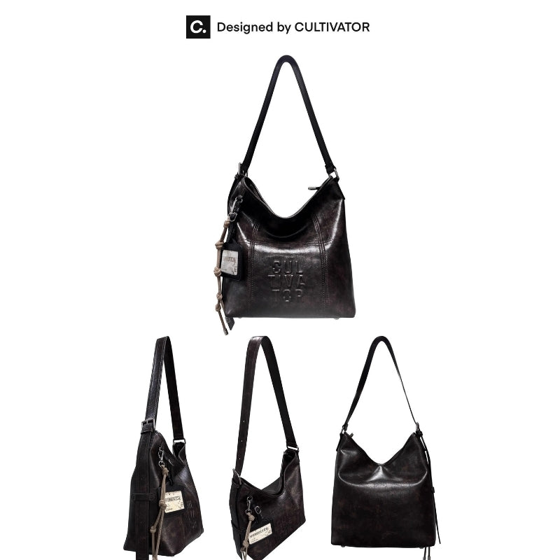 CULTIVATOR Niche Retro Maillard Crossbody Bag