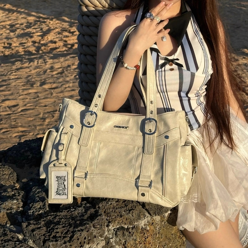 CULTIVATOR Original Niche Wide PU Tote Bag