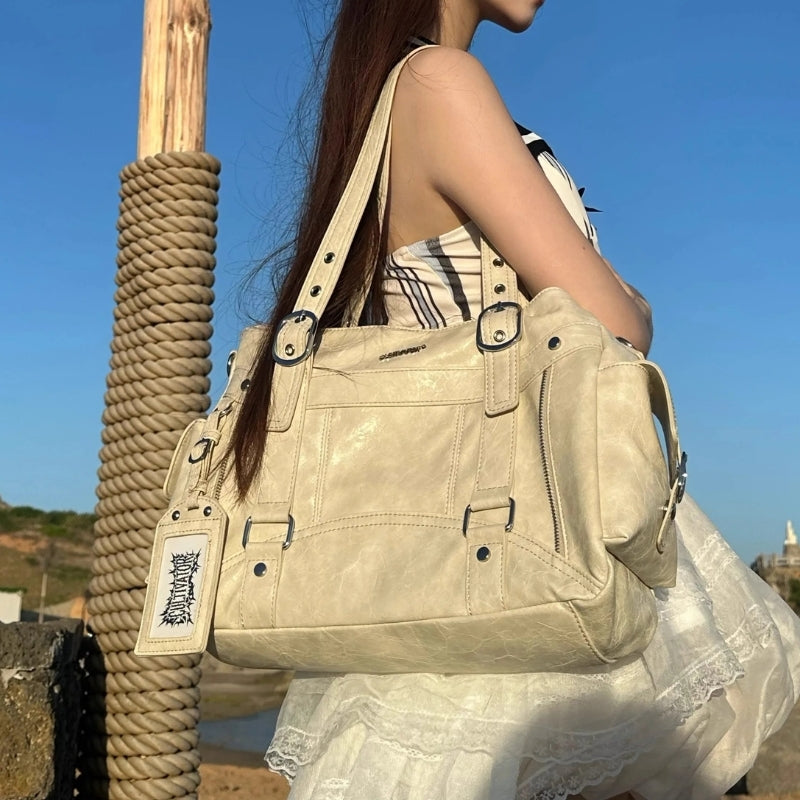 CULTIVATOR Original Niche Wide PU Tote Bag