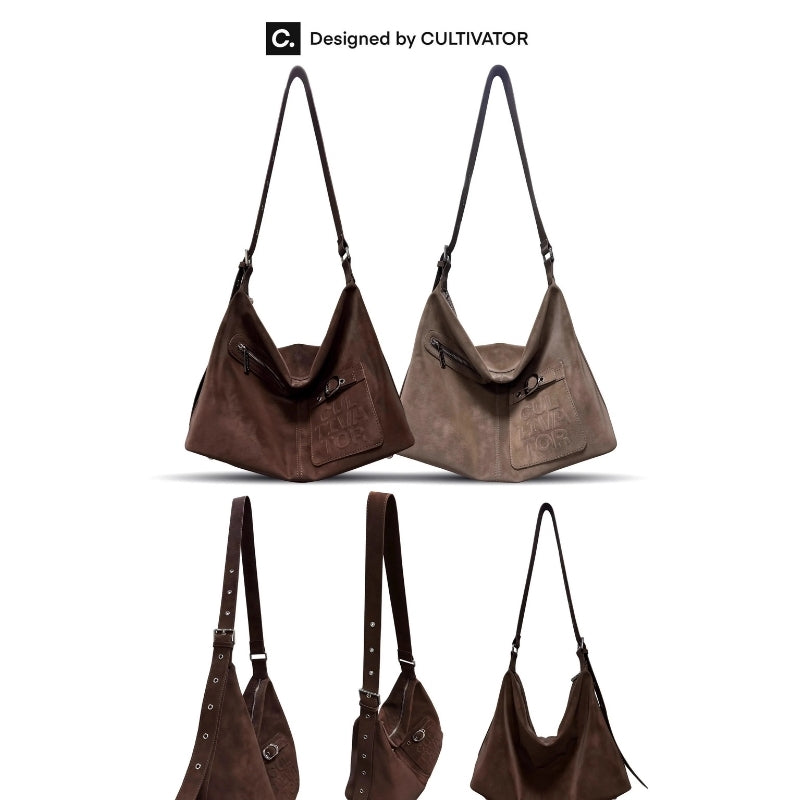 CULTIVATOR Niche Retro Velvet-Texture Crossbody Bag