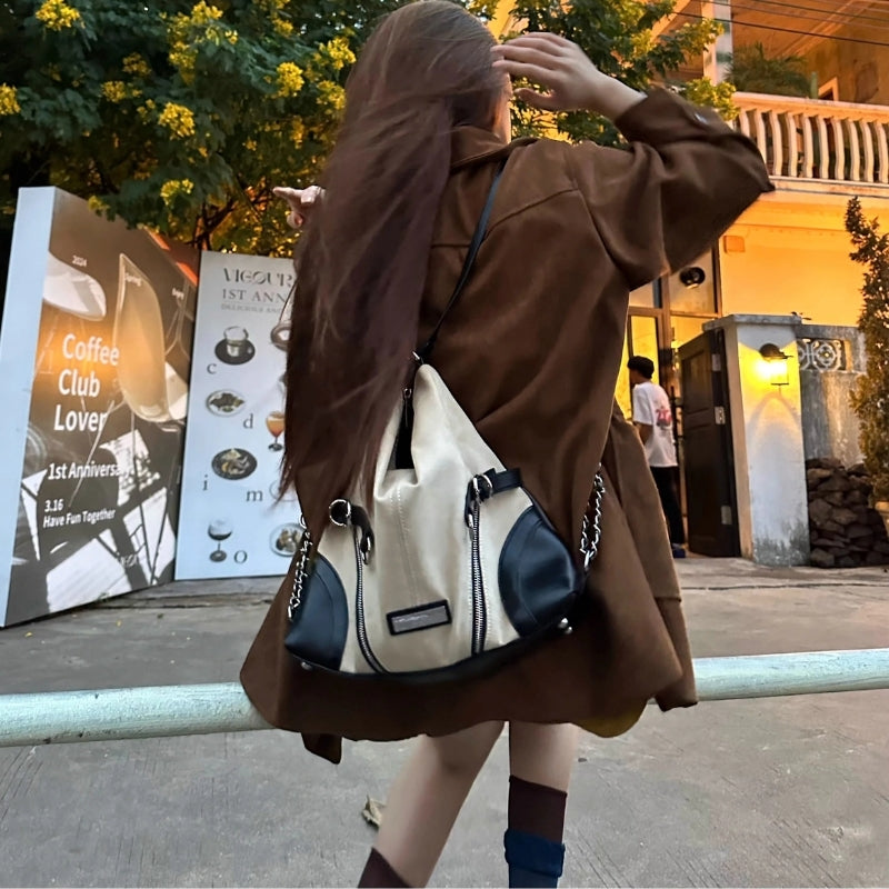 CULTIVATOR Original Niche Suede-Texture Multi-Function Women’s Backpack