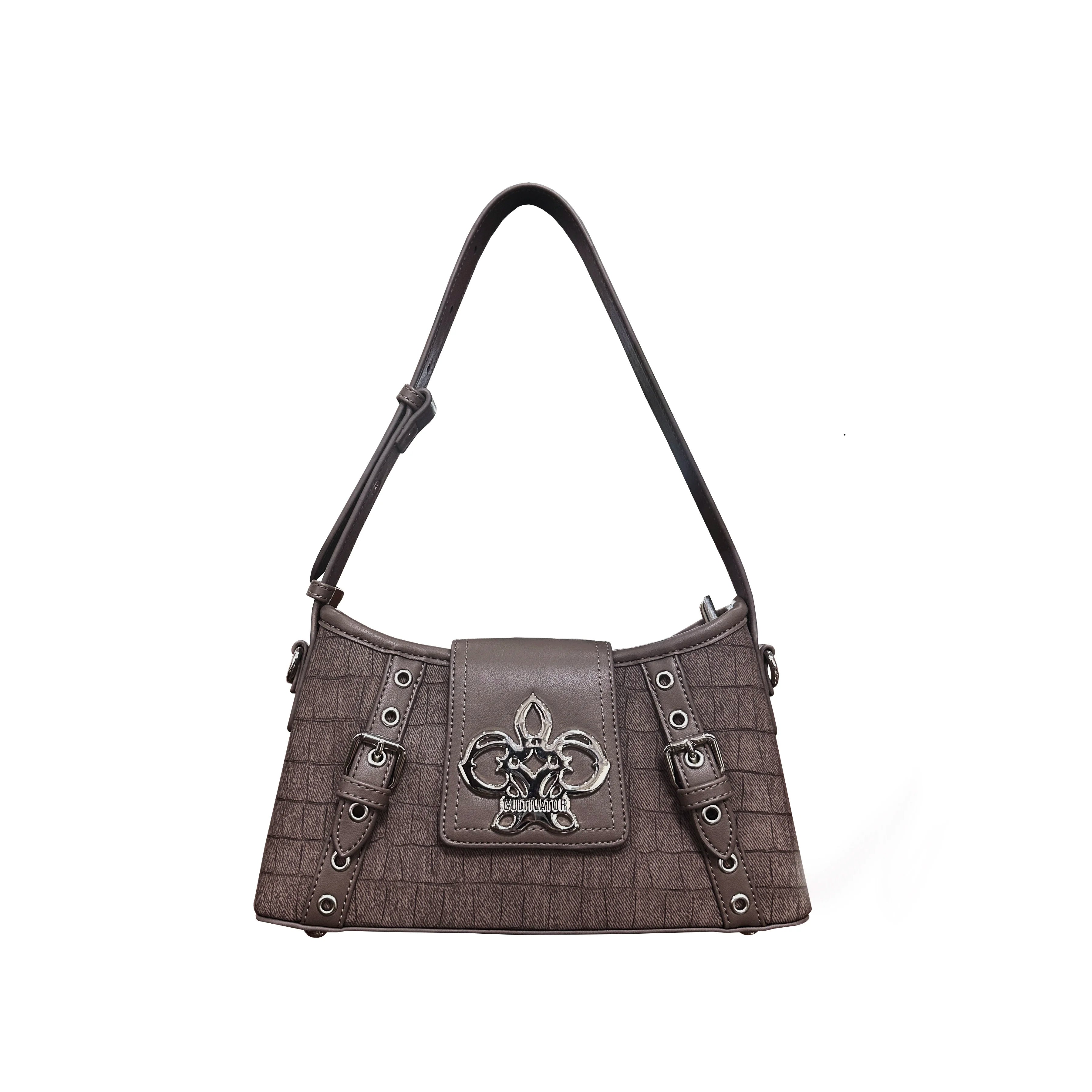 CULTIVATOR Original Orkide Stone-Pattern PU Handbag