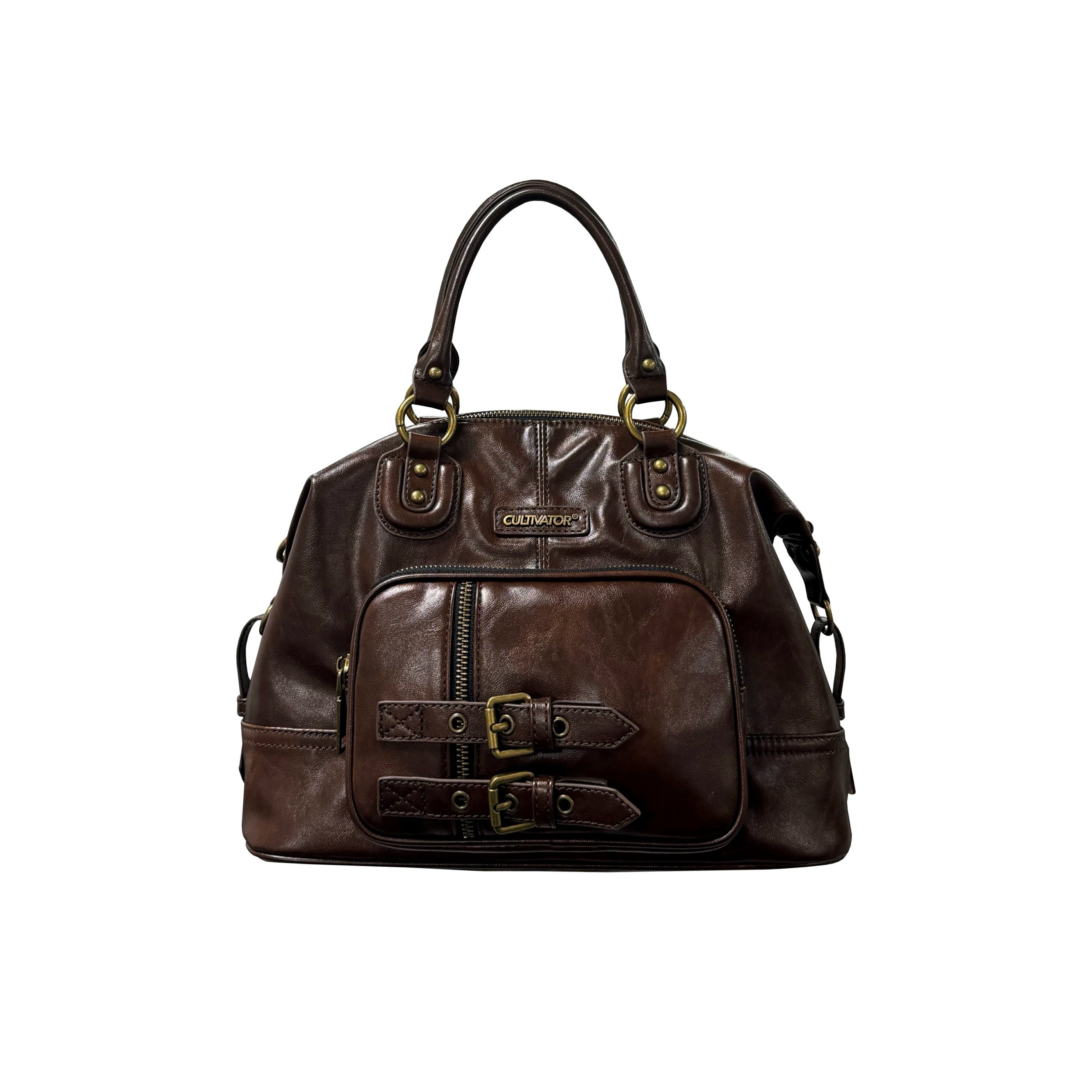 CULTIVATOR Original Niche Vintage Wax PU Handbag