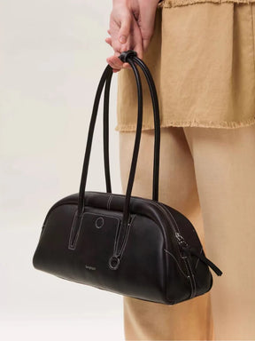 DEUTZA NOIR BOWLING BAG – LÜKS DERİ KADIN ÇANTA