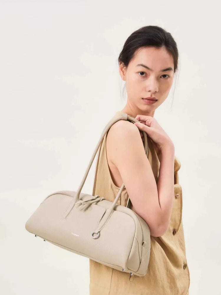 DEUTZA NOIR BOWLING BAG – LÜKS DERİ KADIN ÇANTA