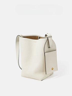 DEUTZA NOIR BUCKET – LÜKS DERİ KADIN BUCKET ÇANTA