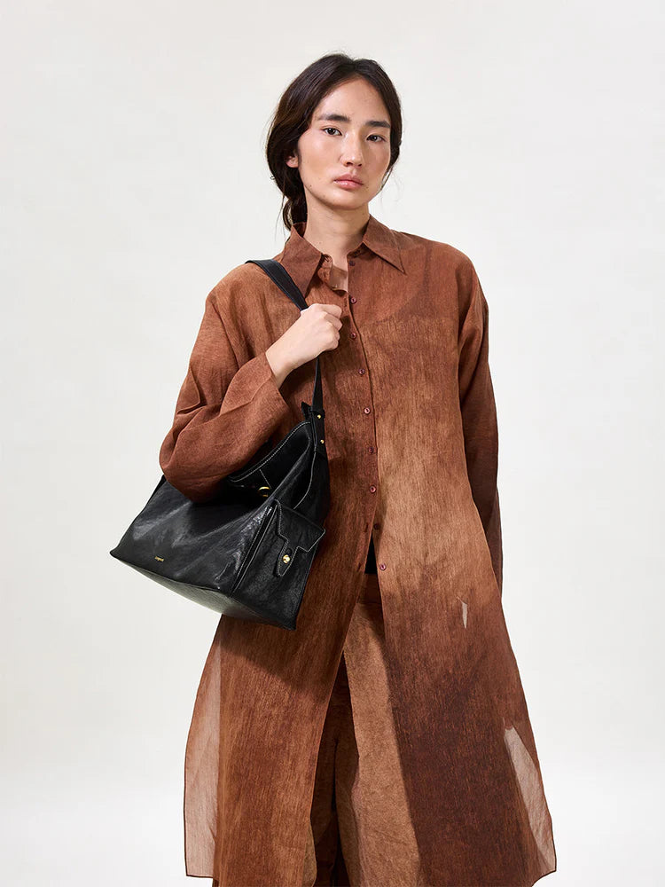 LARGE SIENA HOBO VINTAGE OMUZ ÇANTASI