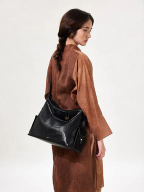 LARGE SIENA HOBO VINTAGE OMUZ ÇANTASI