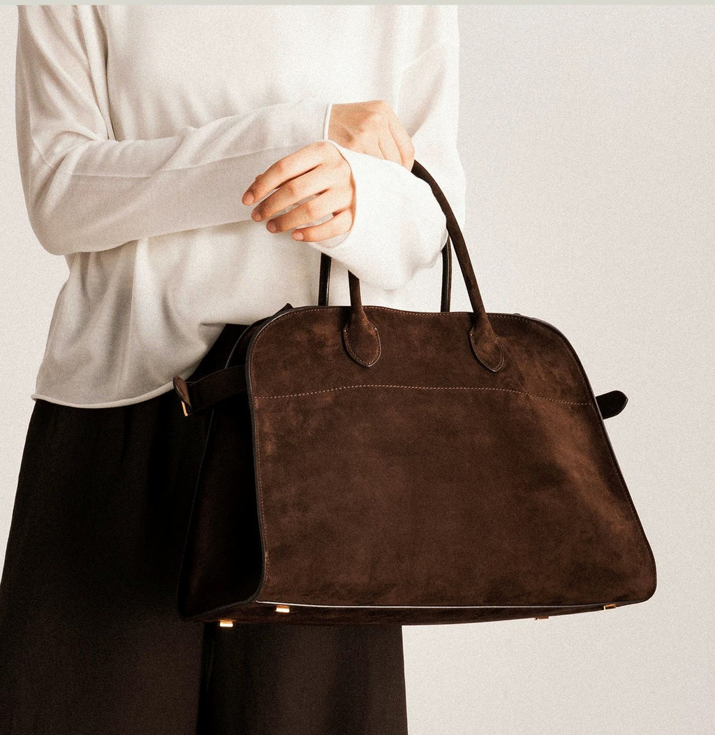 Marvoux Suede Tote Bag