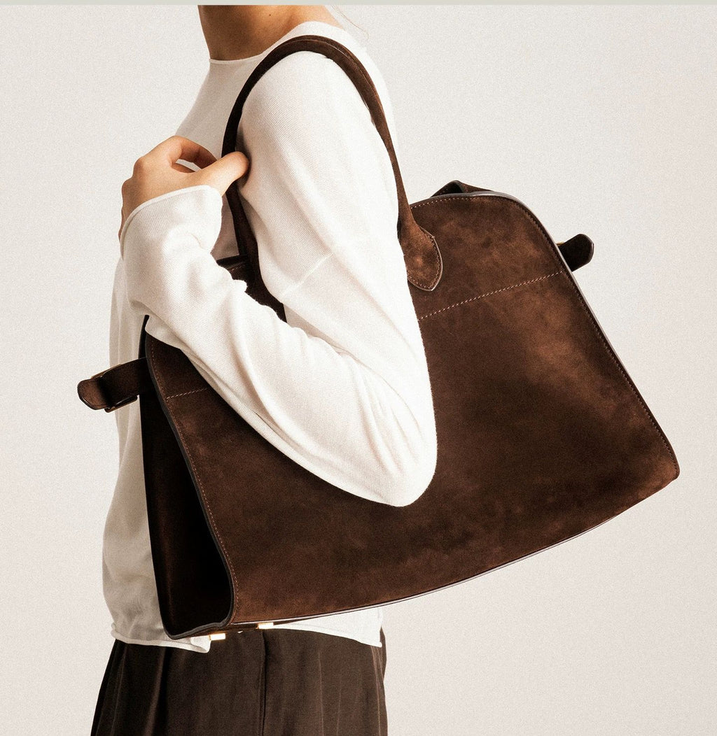 Marvoux Suede Tote Bag