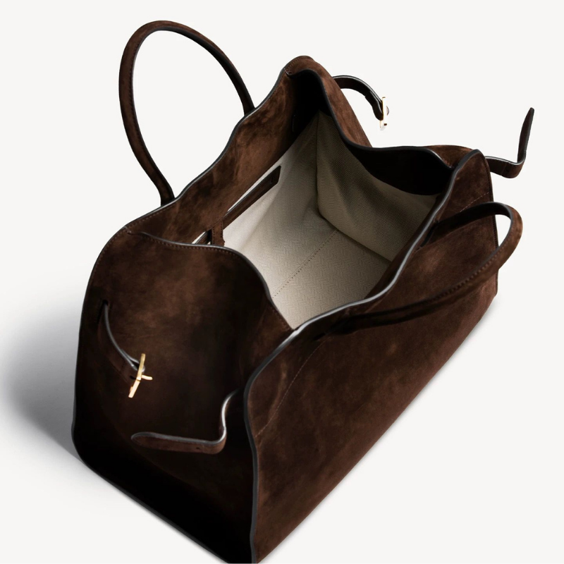 Marvoux Suede Tote Bag