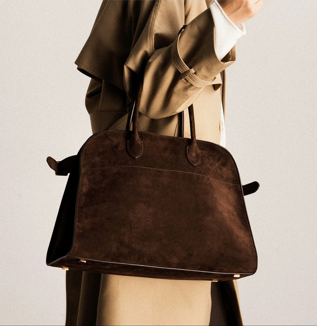 Marvoux Suede Tote Bag
