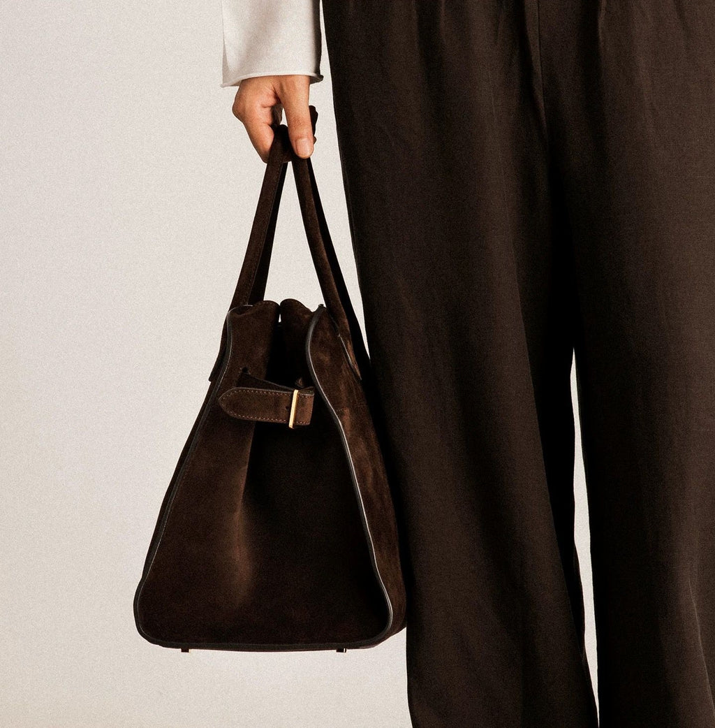 Marvoux Suede Tote Bag