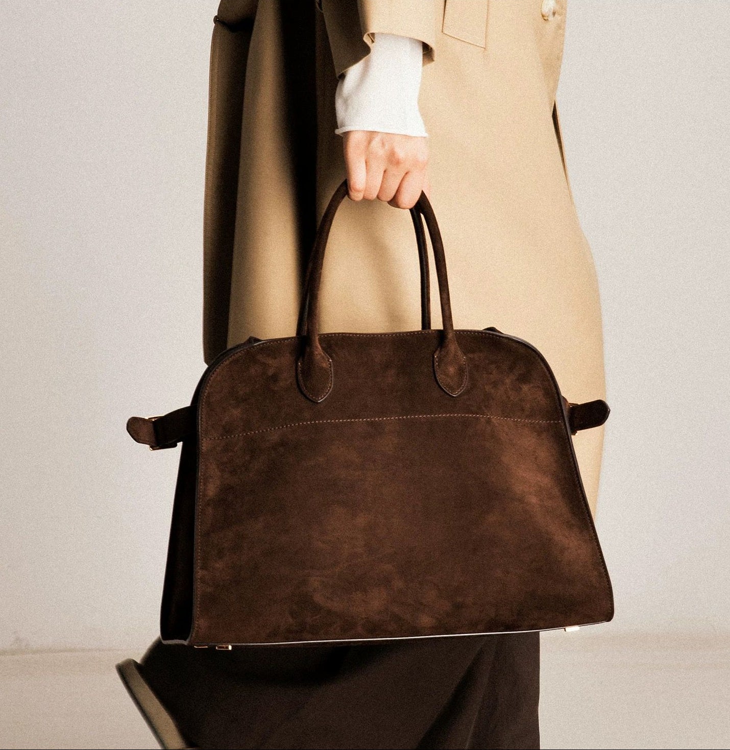 Marvoux Suede Tote Bag