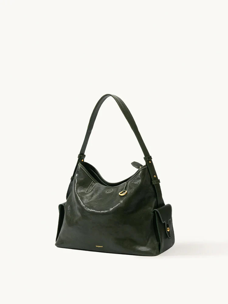 SIENA HOBO VINTAGE SÜET OMUZ ÇANTASI