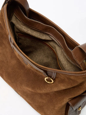 SIENA HOBO VINTAGE SÜET OMUZ ÇANTASI