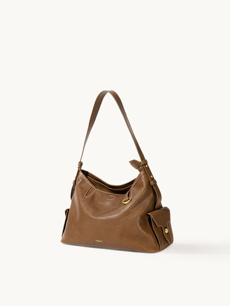 SIENA HOBO VINTAGE SÜET OMUZ ÇANTASI