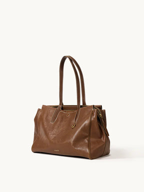 MEDIUM SIENA VINTAGE SÜET OMUZ ÇANTASI