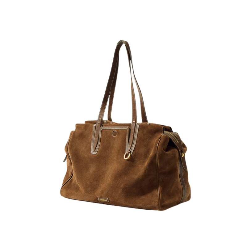 MEDIUM SIENA VINTAGE SÜET OMUZ ÇANTASI