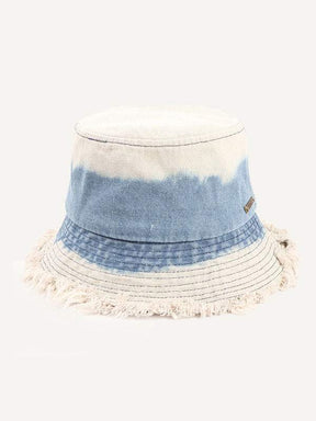 Denim Ham Kenar Güneşlik Bucket Şapka